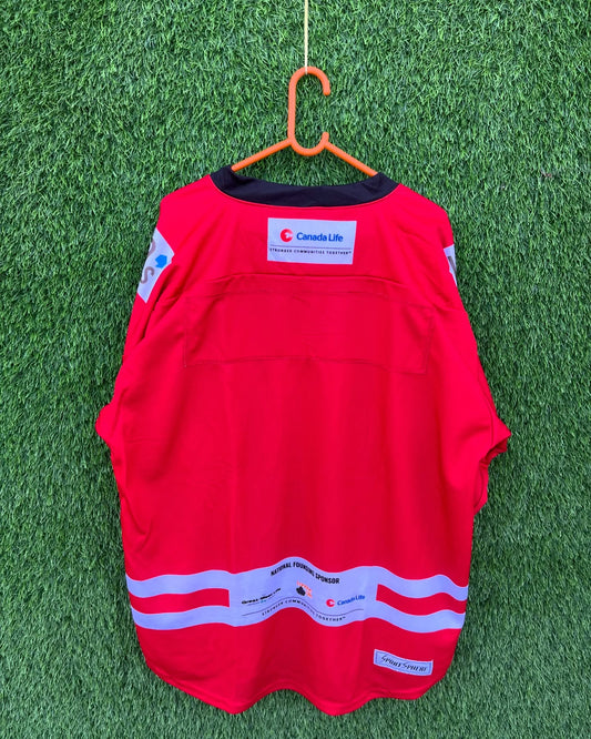 Ice hockey Jersey hockey helps (Oversized Full Sleeve T shirt or Jersey Unisex) - Thrift Wallet