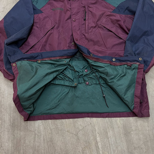 Columbia Vintage Windbreaker (Oversized Full Sleeve T shirt or Jersey Unisex)