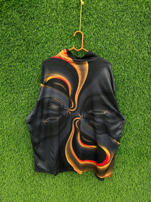 1/4 zip Full sleeves t shirt (Oversized Full Sleeve T shirt or Jersey Unisex)