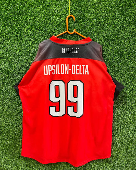 Ice Hockey Jersey Tau Upsilon fraternity 99 (Oversized Full Sleeve Ice hockey T Shirt or jersey unisex)