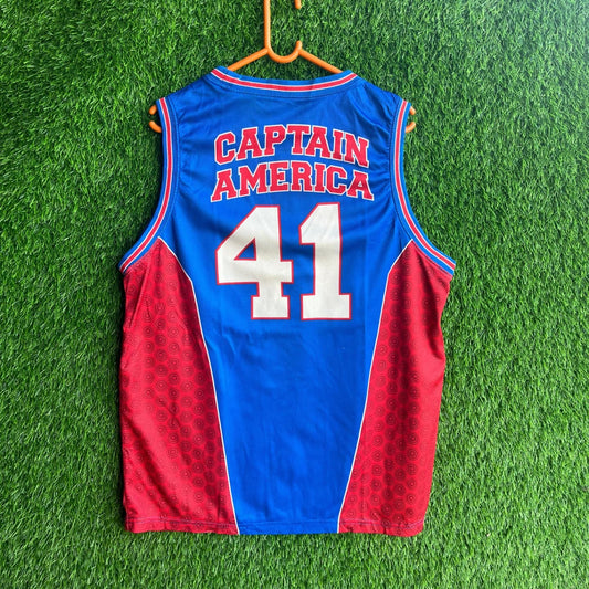 NBA Captain America 41 (Oversized Sleeveless Basketball T Shirt or jersey unisex)