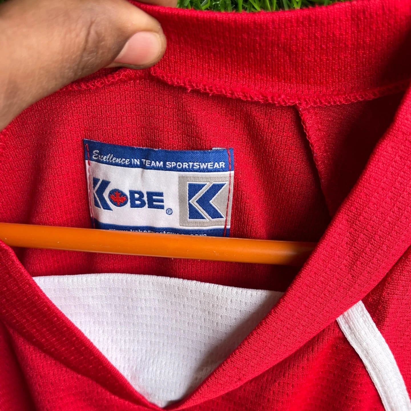 Ice hockey Jersey Kobe Plain Red (Oversized Full Sleeve Ice hockey T Shirt or jersey unisex)
