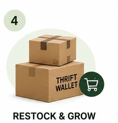 4. Restock & grow