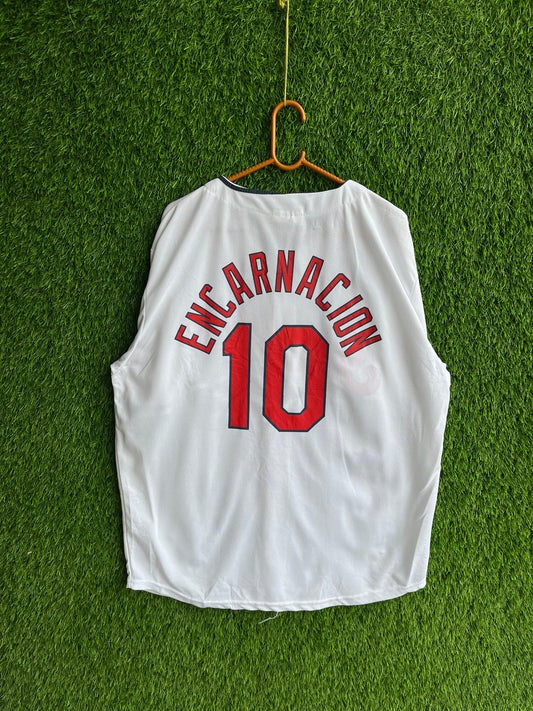 MLB INDIANS ENCARNACION 10 (Oversized Half Sleeve T shirt or Jersey Unisex)