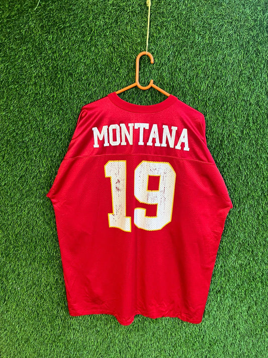 NFL Montana 19 (Oversized Half Sleeve T shirt or Jersey Unisex)