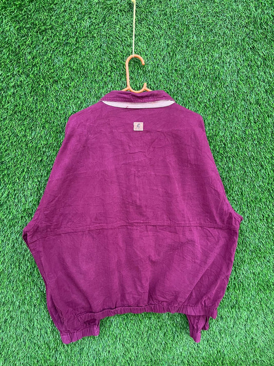 Rare Vintage USC trojans CollaredBomber boxfit Windbreaker (Oversized Full Sleeve T shirt or Jersey Unisex)