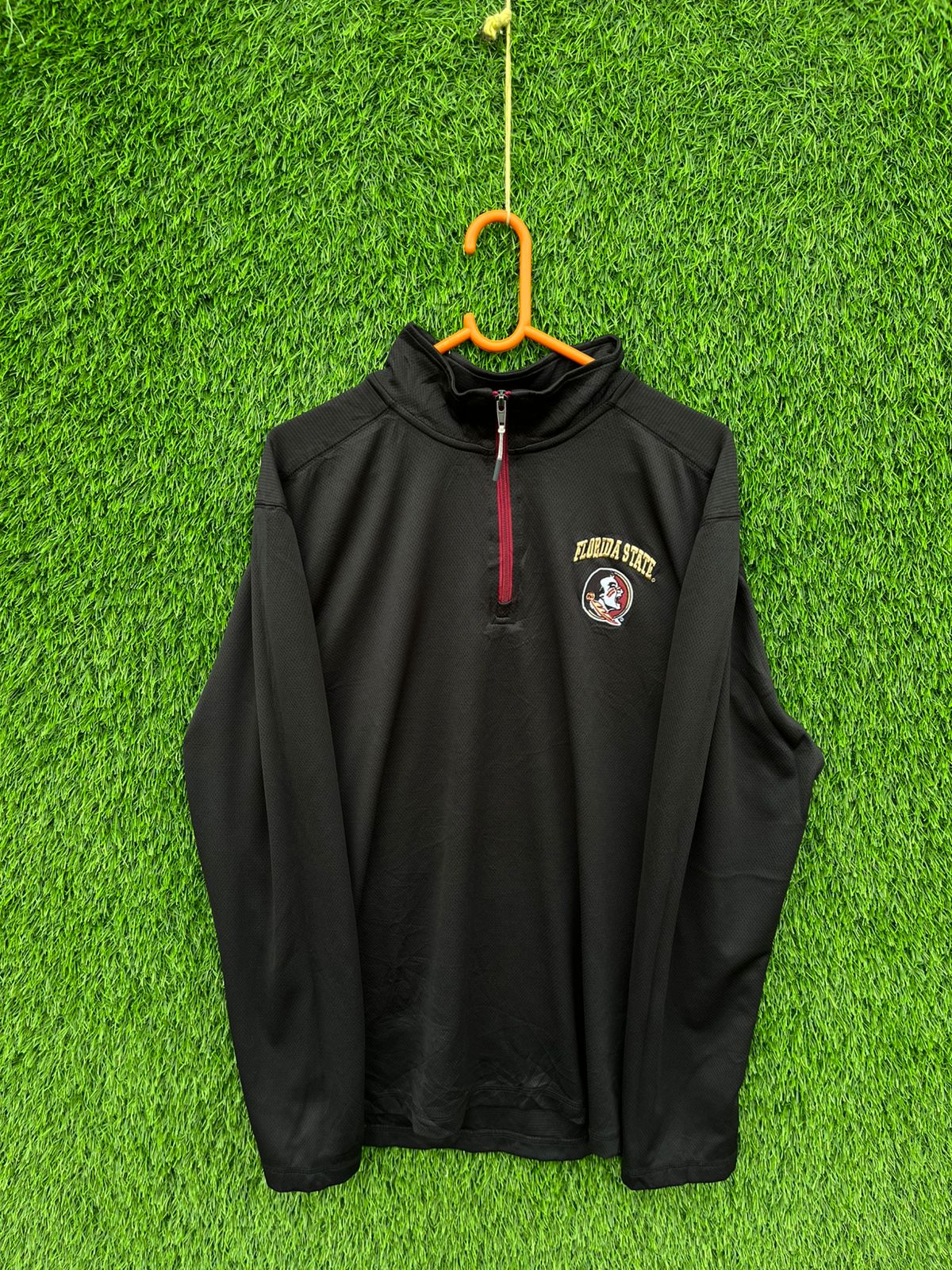 Quarter Zip Florida State Track Jacket | Sportswear , Gymwear & Activewear | Track& Field| Running (Oversized Full Sleeve T shirt or Jersey Unisex)