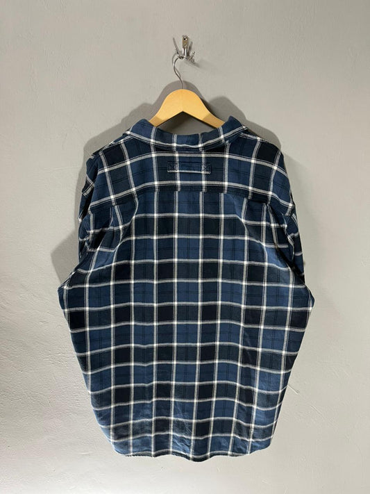 Duluth Trading Co Vintage Heavy Flannel Shirt for Men & Women | Oversized Checked Cotton Shirt | Winter Casual Wear India