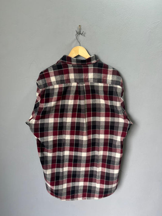 Jachs Vintage Heavy Flannel Shirt for Men & Women | Oversized Checked Cotton Shirt | Winter Casual Wear India