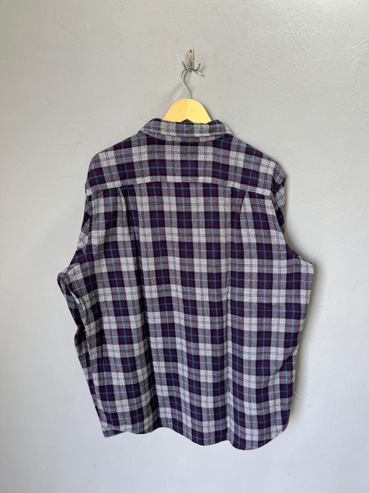 AMERICAN EAGLE Heavy Flannel Shirt for Men & Women | Oversized Checked Cotton Shirt | Winter Casual Wear India