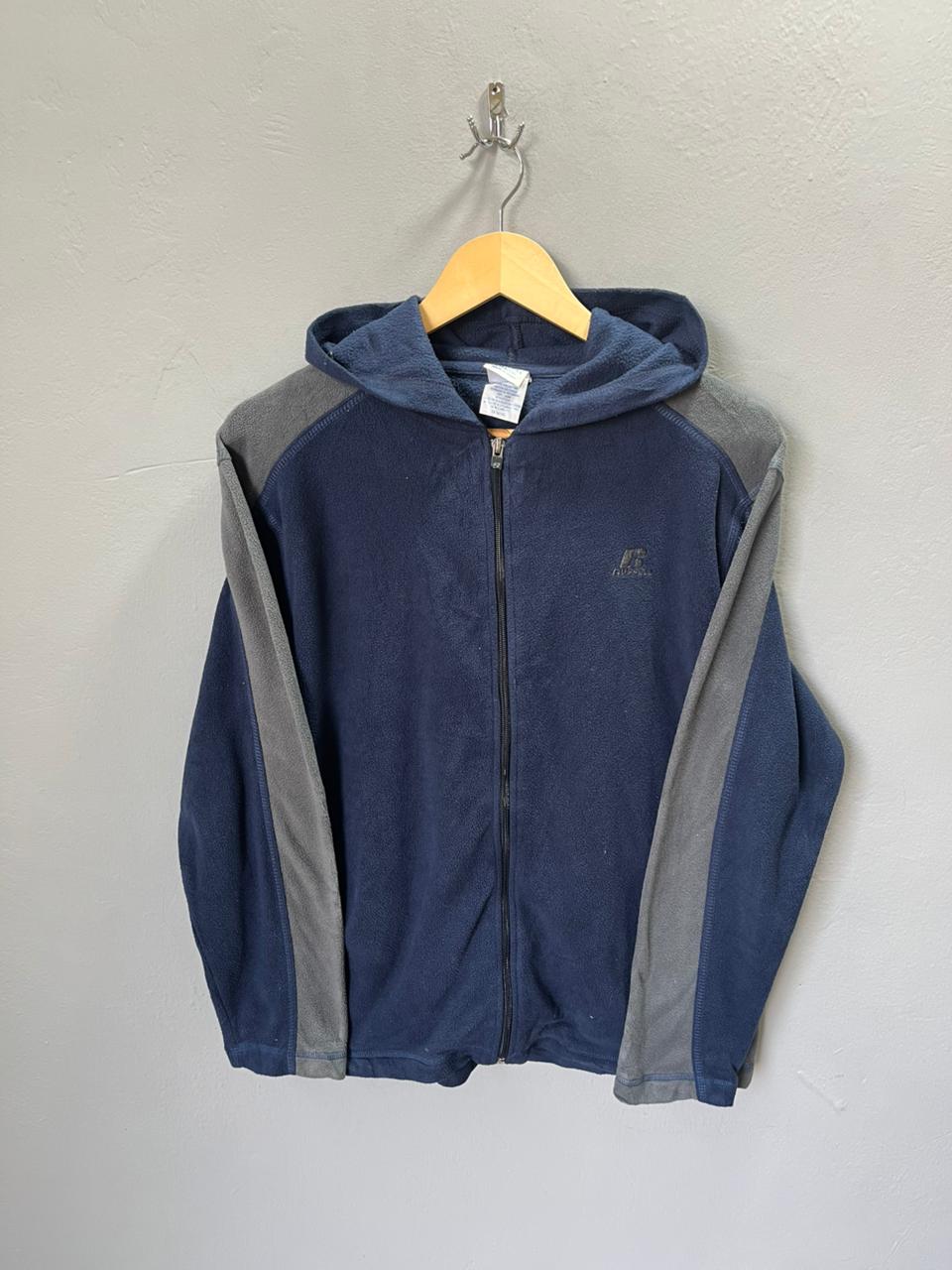 Russell Hooded |FULL front zipper | Fleece Jacket | Oversized Streetwear | Winterwear | Men Women | Cozy Fashion | Gym Fit | Online Shopping