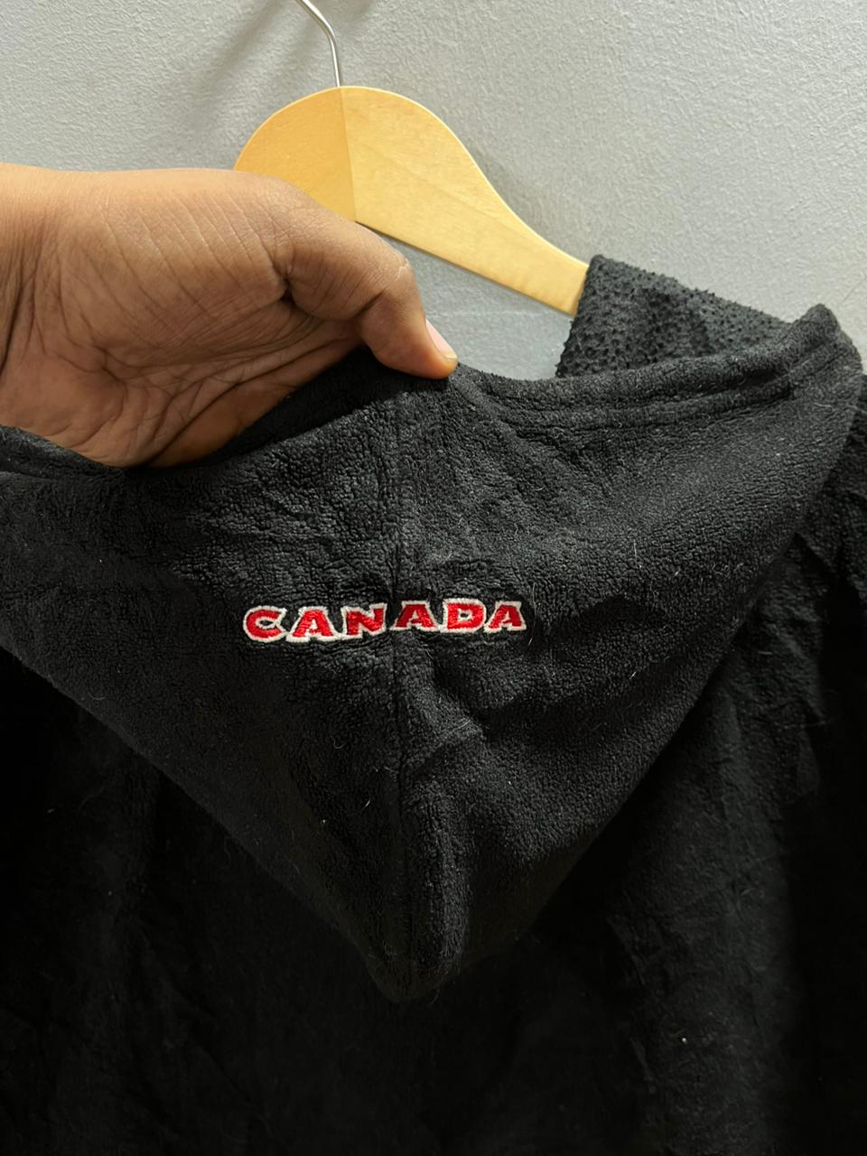 CANADA FLEECE HOODIE | Full frontal zipper | Fleece Jacket | Oversized Streetwear | Winterwear | Men Women | Cozy Fashion | Gym Fit | Online Shopping