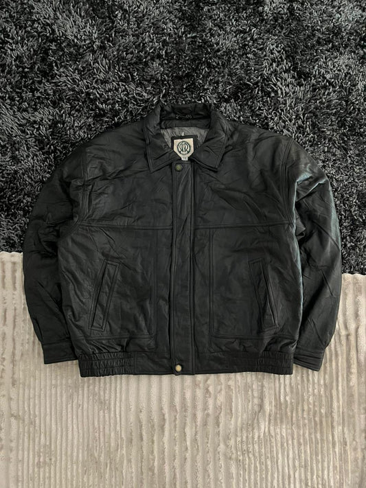 Vintage R&R |Leather jacket | Winterwear|Streetwear | Box Fit Leather jacket| Bomber leather jacket