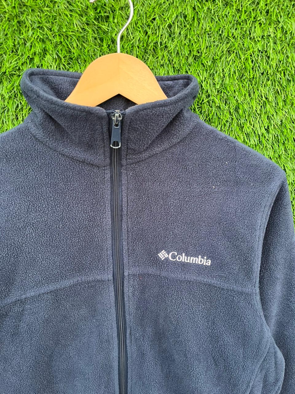 Columbia | Full frontal zipper | Fleece Jacket | Oversized Streetwear | Winterwear | Men Women | Cozy Fashion | Gym Fit | Online Shopping