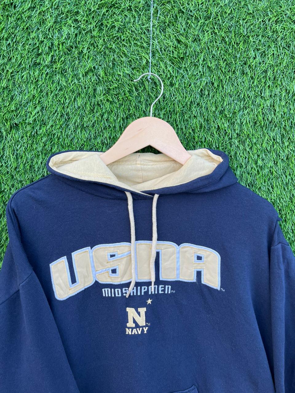 USNA Vintage Hoodie || Unisex | Thrifted Streetwear
