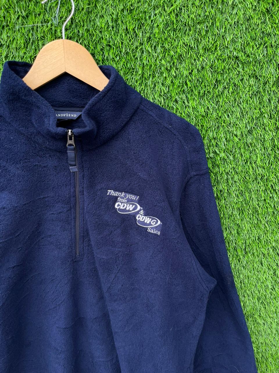 LANDS END | Full frontal zipper | Fleece Jacket | Oversized Streetwear | Winterwear | Men Women | Cozy Fashion | Gym Fit | Online Shopping