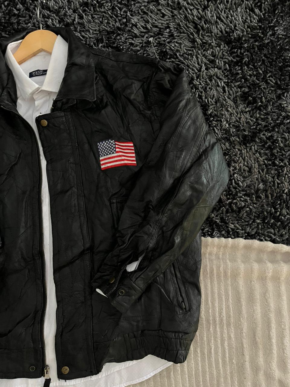 God Bless America |Leather jacket | Winterwear|Streetwear