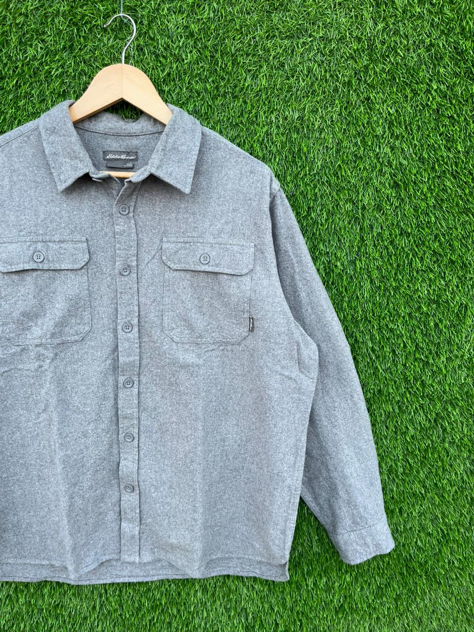 Eddie Bauer Flannel Shirt for Men & Women | Oversized Checked Cotton Shirt | Winter Casual Wear India