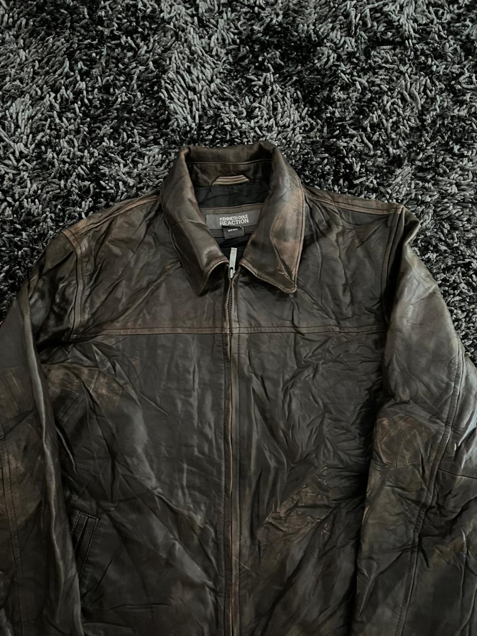 Kenneth Cole Reaction Leather jacket | Winterwear|Streetwear