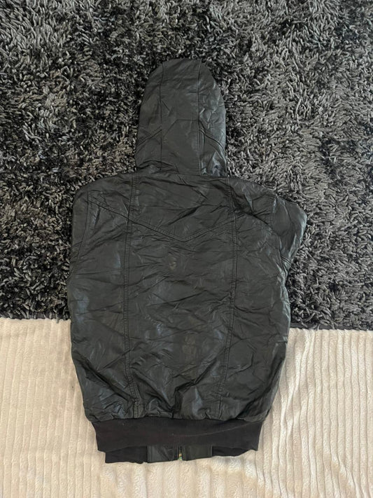 Reworked vintage Leather jacket | Winterwear|Streetwear