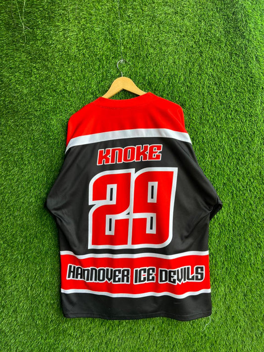ICEHOCKEY ICE DEVILS Jersey |Vintage Oversized Streetwear | Men Women | Online Shopping