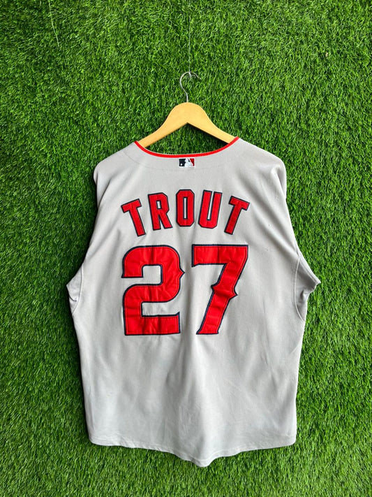 Mlb Angels Trout 27 |Vintage Oversized Streetwear | Men Women | Online Shopping