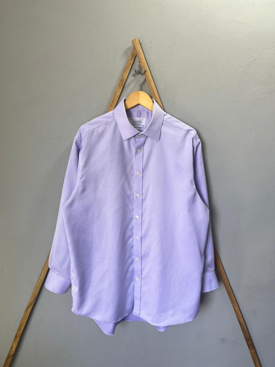 Charles Tyrwhitt plain Shirt | Full Sleeves |Korean-Inspired Oversized Fit | Lightweight Summer Wear | Full Sleeve | Men Women | Online Shopping