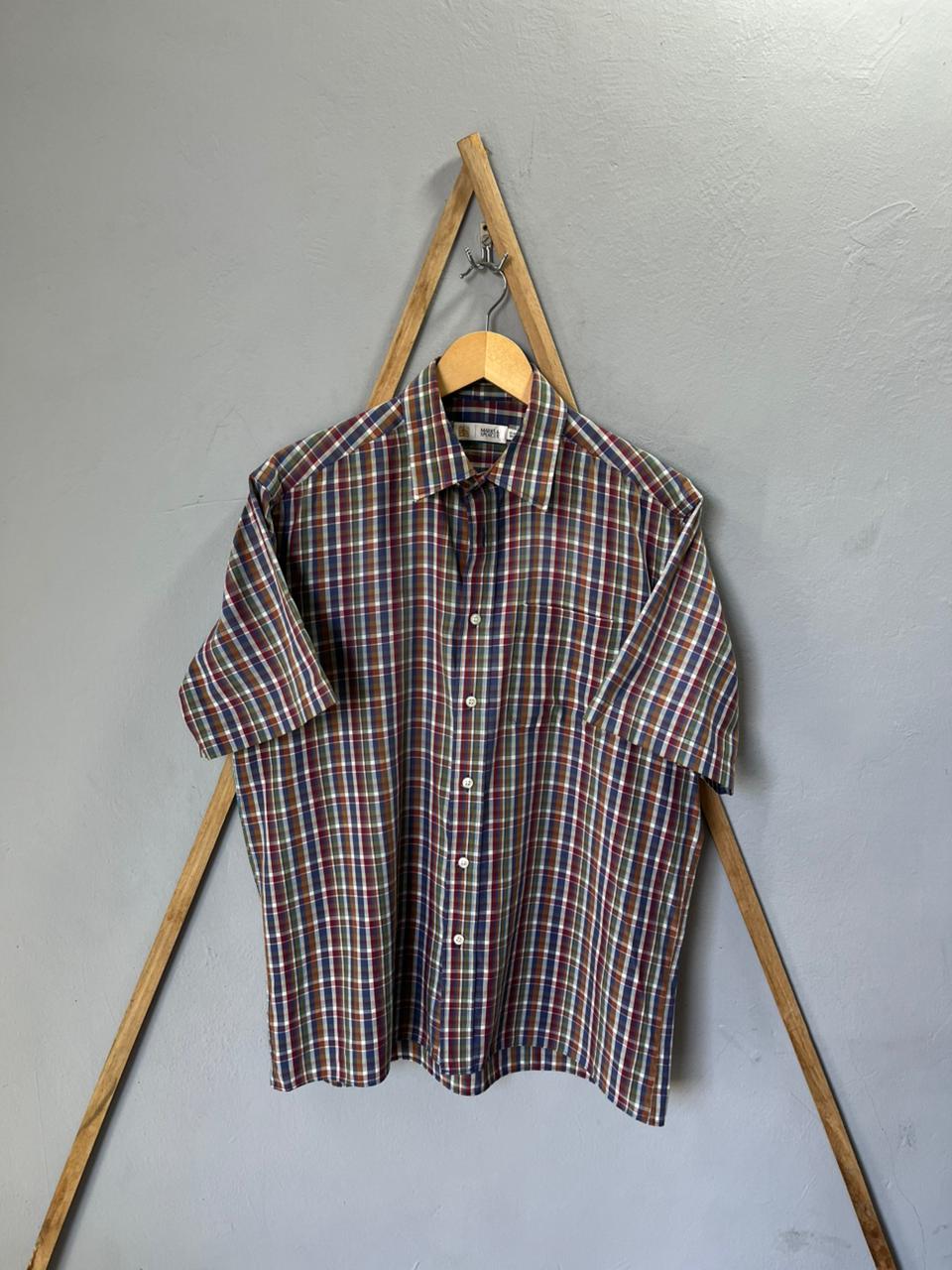 Marks & Spencer Shirt | Short Sleeves |Korean-Inspired Oversized Fit | Lightweight Summer Wear | Men Women | Online Shopping