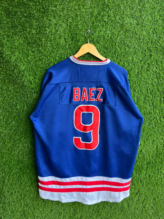 Ice hockey Cubs Baez 9 Jersey |Vintage Oversized Streetwear | Men Women | Online Shopping