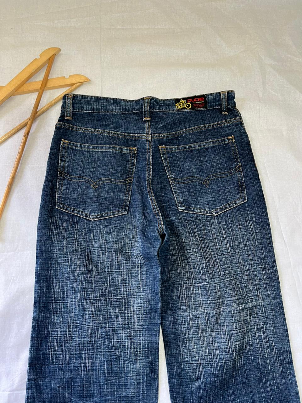 DUDE Vintage Blue Jeans | Pre-Owned Streetwear Denim| Men Women | Unisex | Online Shopping