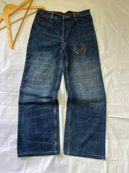 DUDE Vintage Blue Jeans | Pre-Owned Streetwear Denim| Men Women | Unisex | Online Shopping
