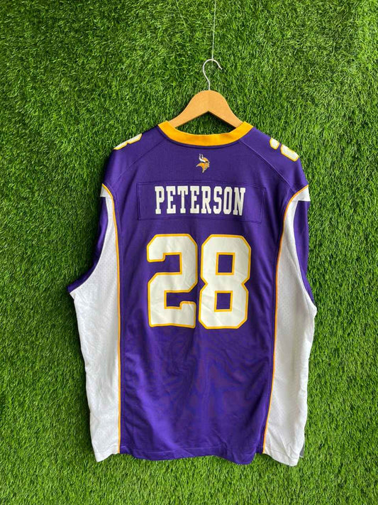 Nfl Viking 28 Peterson Jersey |Vintage Oversized Streetwear | Men Women | Online Shopping