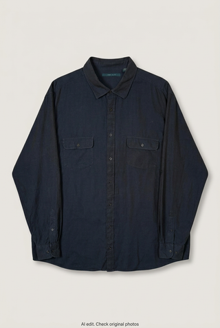 Flannel Shirt Vintage Streetwear Perry Ellis