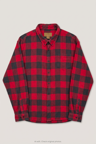 Flannel Shirt Vintage Streetwear - Clear water