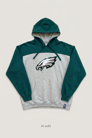 Hoodie Vintage Streetwear Half Sleeve Jerseys Eagles