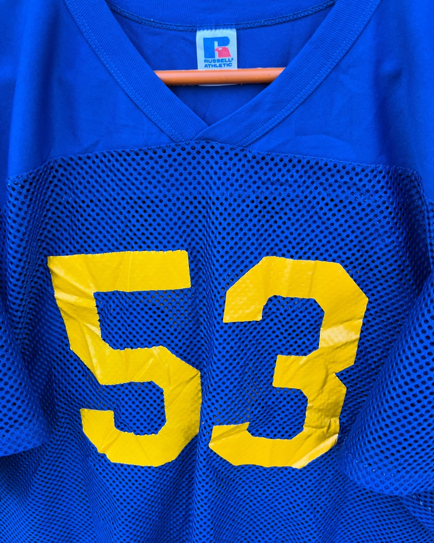 Cropped Jersey Russell Athletic 53 (Oversized Half sleeve T Shirt or jersey unisex)