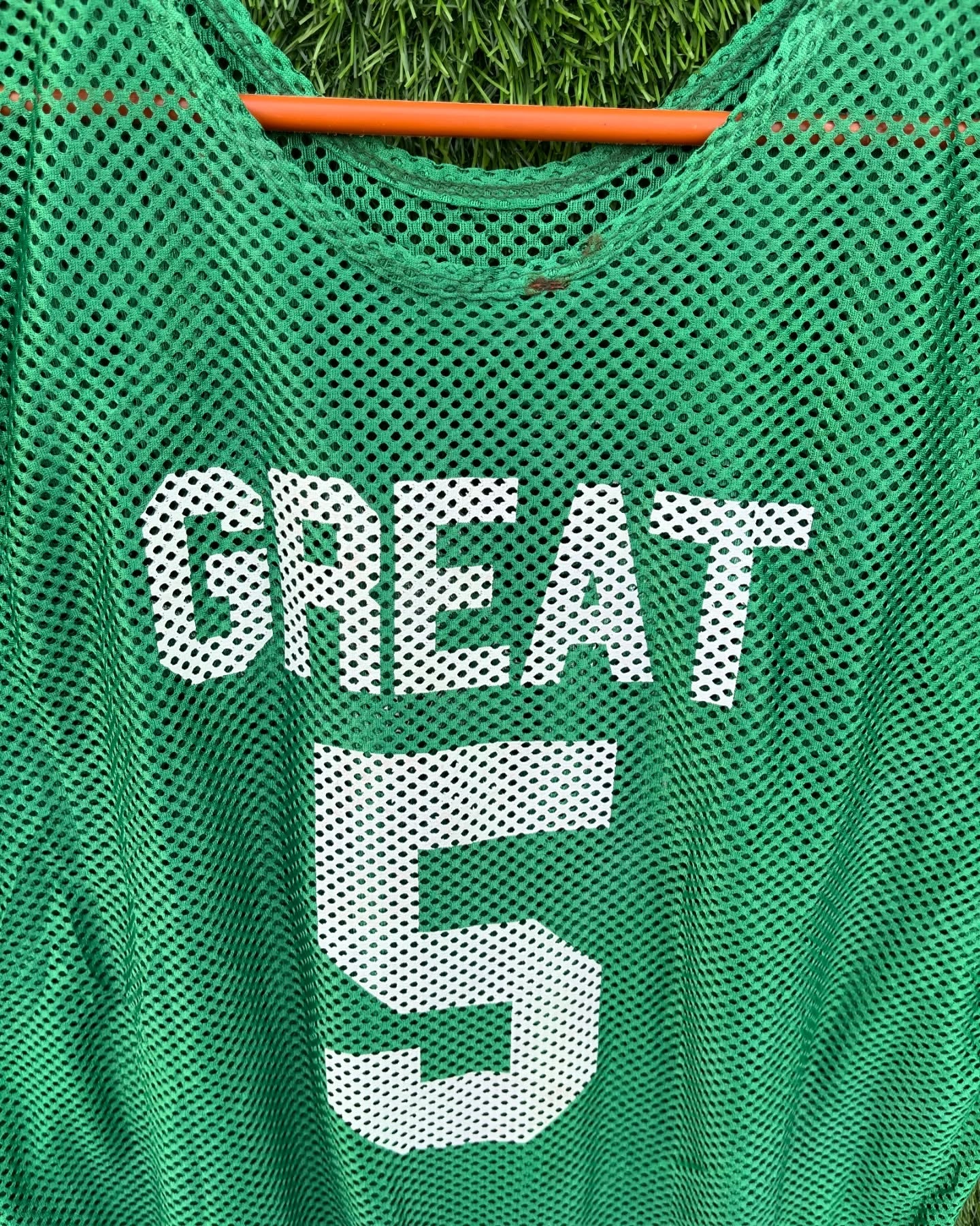 Cropped Mesh Jersey GREAT 5 (Oversized sleeveless T Shirt or jersey unisex)