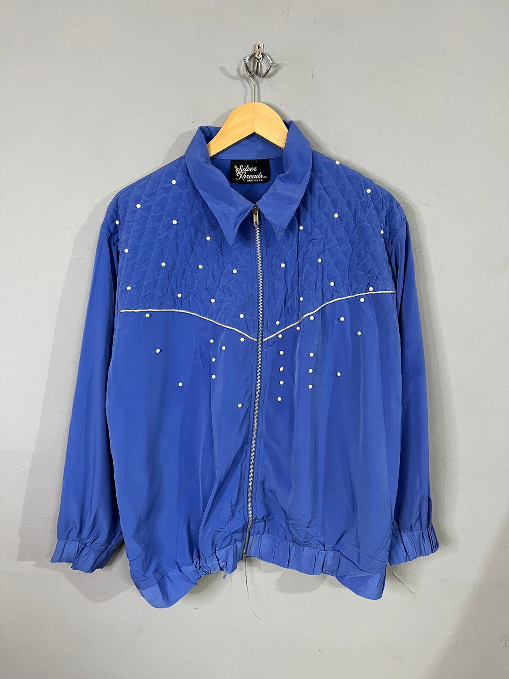 Rare Find Limited Edition Windbreaker Silver Threads