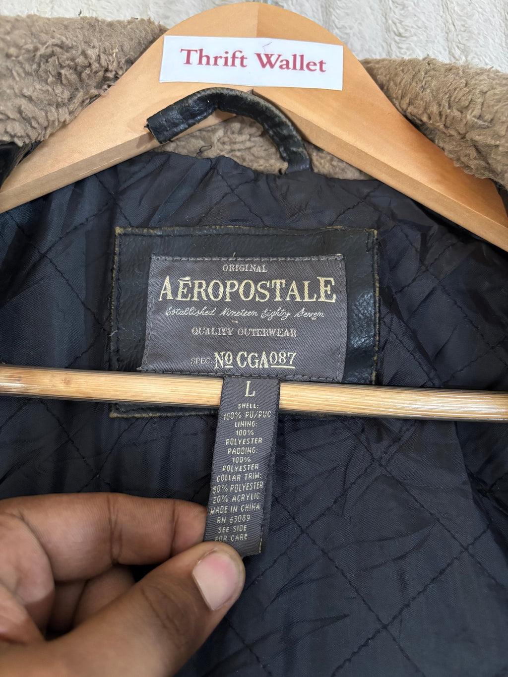Leather Jackets Vintage Streetwear Aeropostale