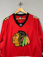 Ice Hockey Jerseys Oversized Streetwear Blackhawk