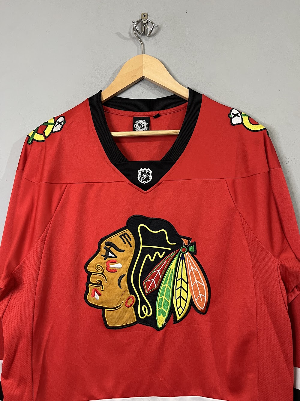 Ice Hockey Jerseys Oversized Streetwear Blackhawk