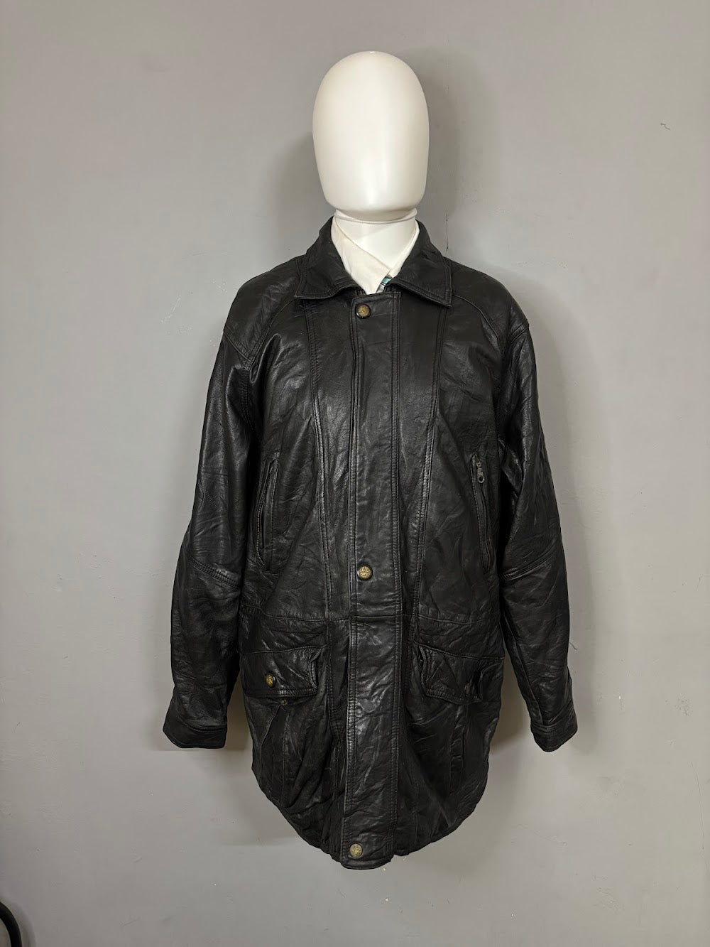 Leather Jackets Vintage Streetwear Echt Leder
