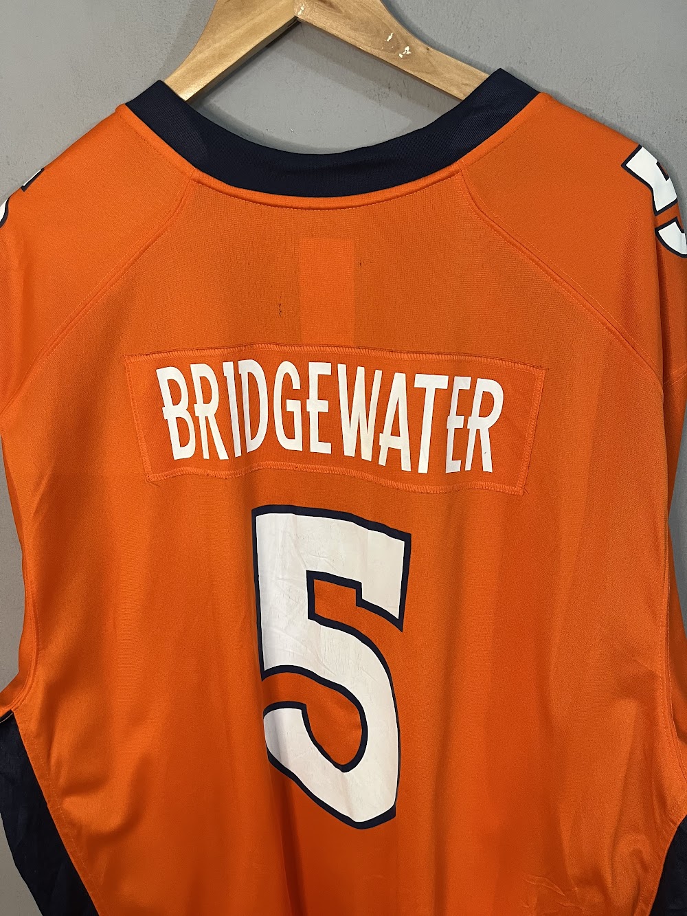 Half Sleeve Jerseys Vintage Streetwear Broncos Bridgewater 5