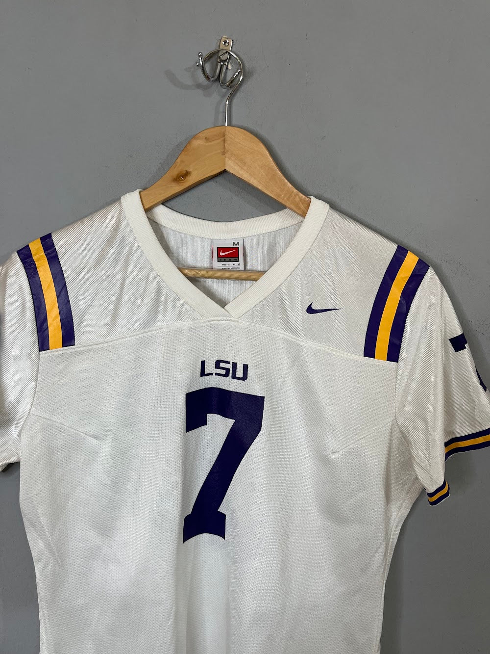 Half Sleeve Jerseys Vintage Streetwear Lsu 7