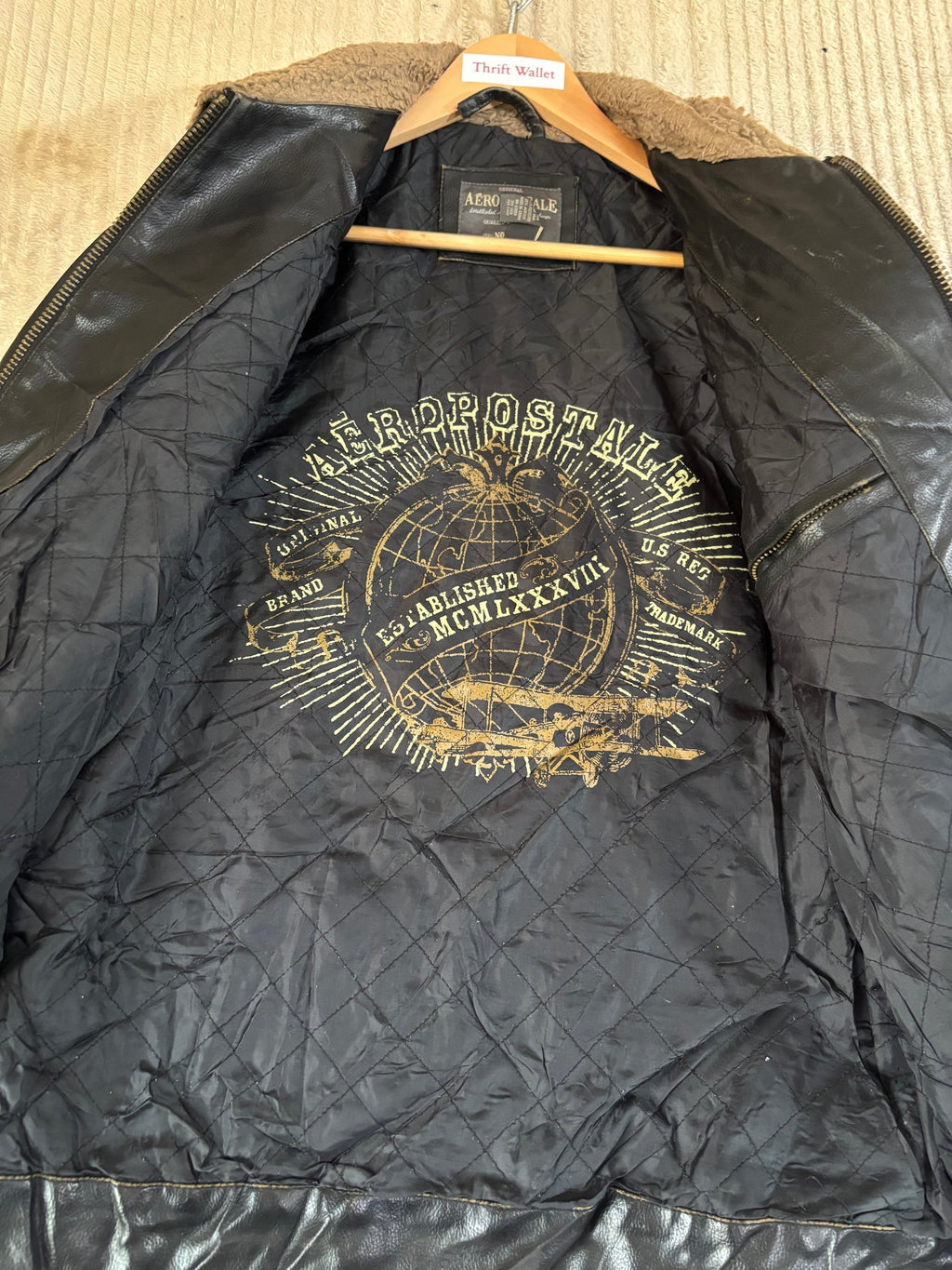 Leather Jackets Vintage Streetwear Aeropostale