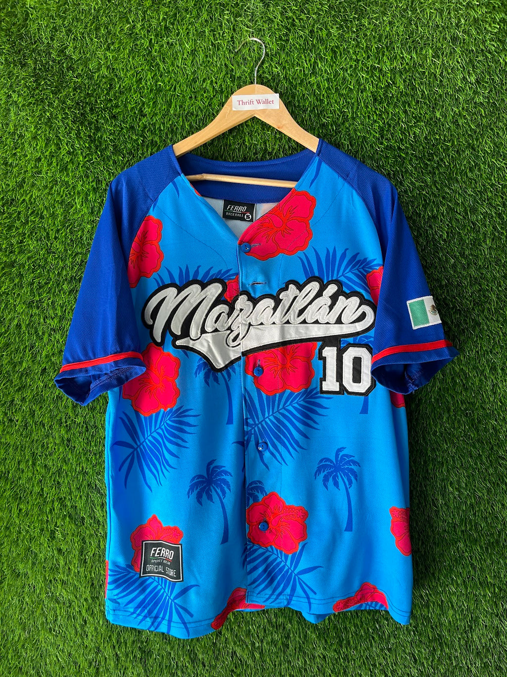 Mazatlan 10 MLB jersey front