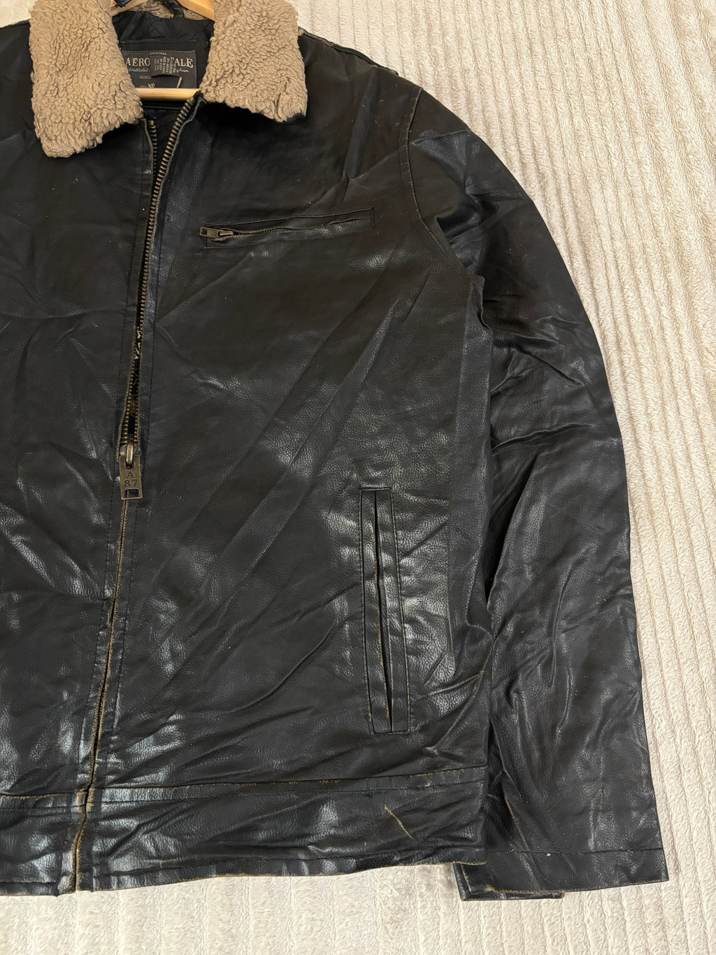 Leather Jackets Vintage Streetwear Aeropostale