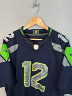 Half Sleeve Jerseys Oversized Streetwear Seahawks 12