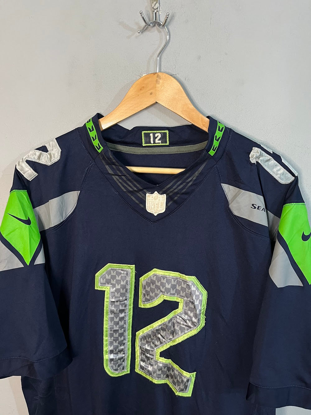 Half Sleeve Jerseys Oversized Streetwear Seahawks 12