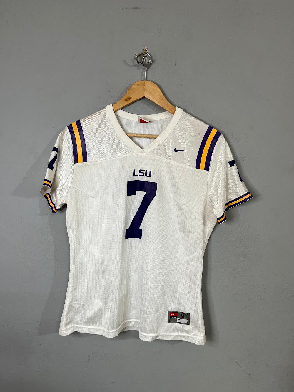 Half Sleeve Jerseys Vintage Streetwear Lsu 7